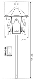 Schita Felinar metalic / GRS-F3